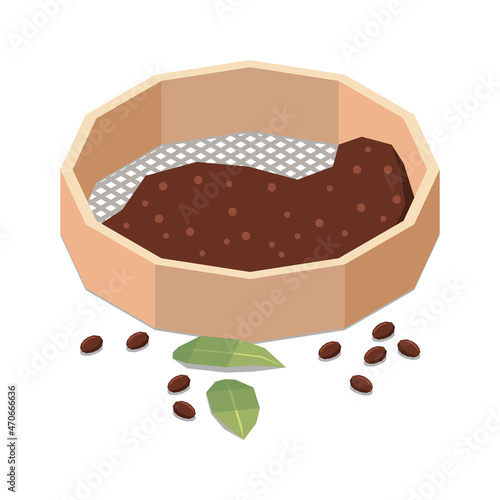 Chocolate Bean Bolter Composition photo