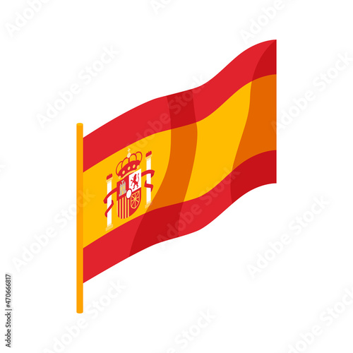 Flag Of Spain Composition