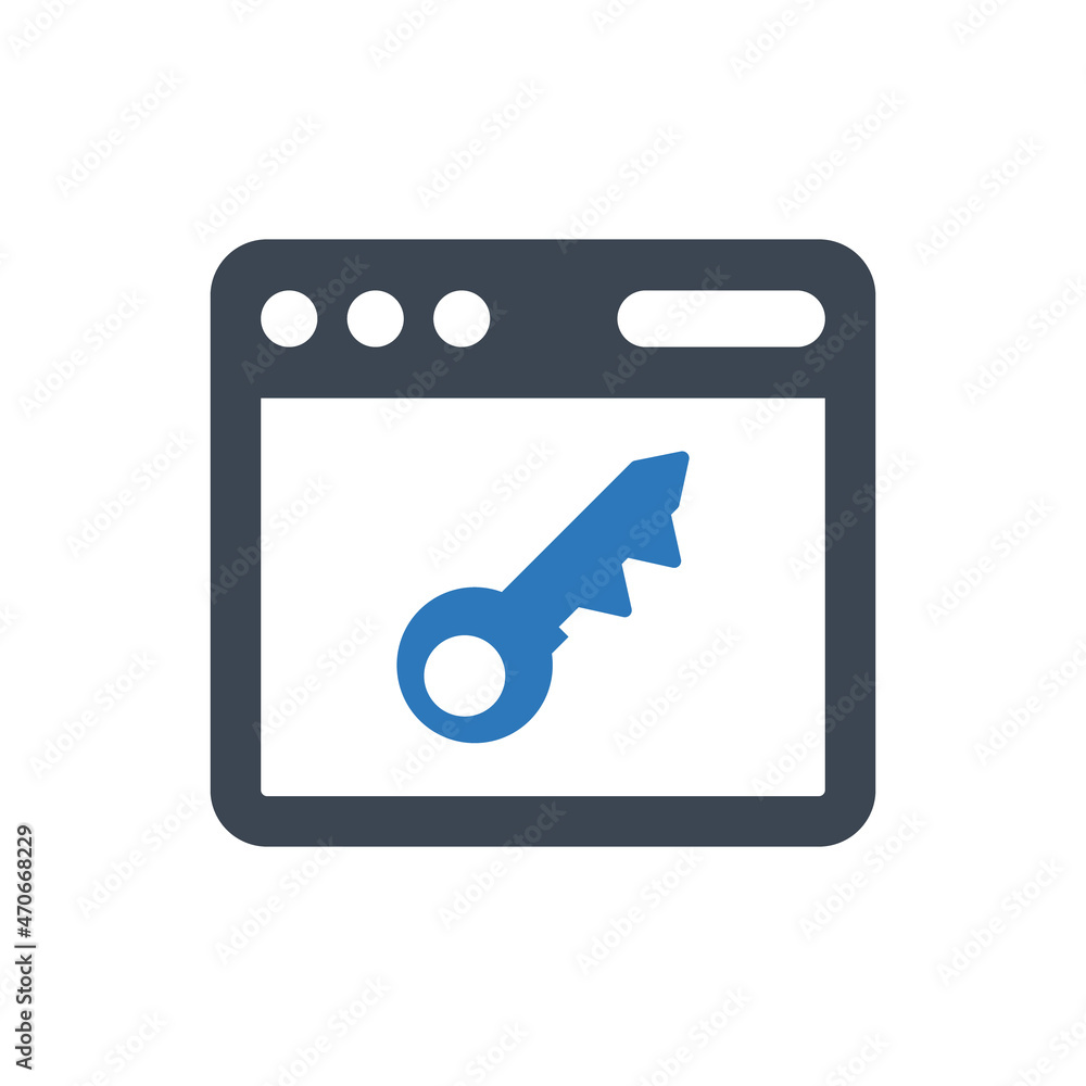 Web secure page icon