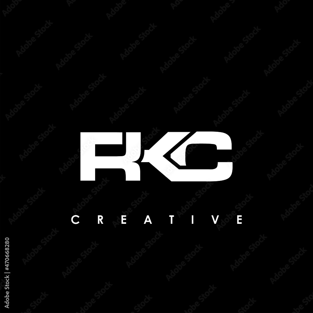 RKC Letter Initial Logo Design Template Vector Illustration RKC Letter Initial Logo Design Template Vector Illustration