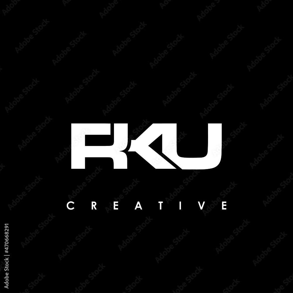 RKU Letter Initial Logo Design Template Vector Illustration RKU Letter Initial Logo Design Template Vector Illustration