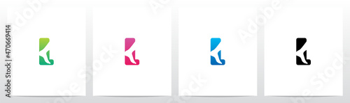 Foot Ankle On Letter Logo Design L