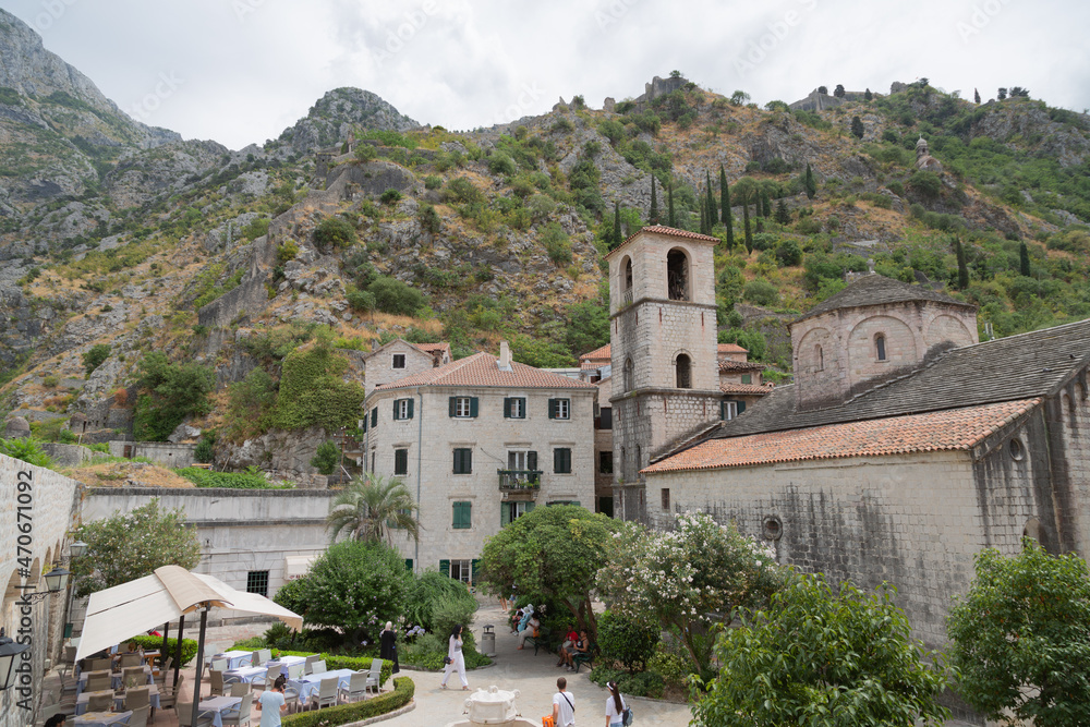 The streets of the old town of Kotor