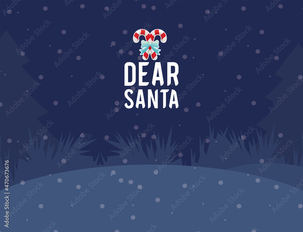 dear santa and canes dear santa and canes