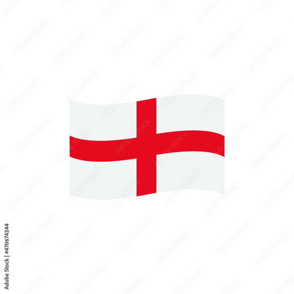Fototapeta premium Flag of England vector emoji