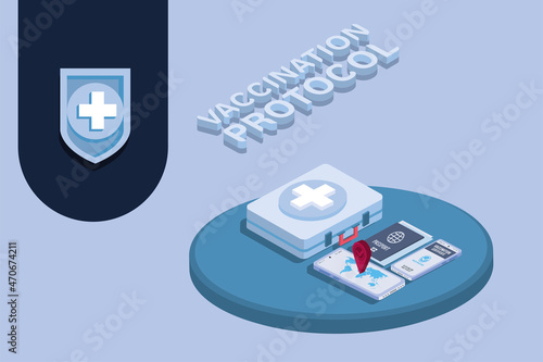 Wallpaper Mural vaccination protocol and shield Torontodigital.ca