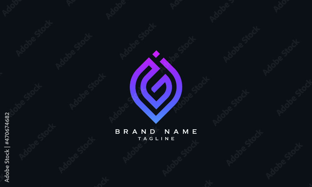 GJ, JG, GI, IG, GJI, IJG, IGJAbstract initial monogram letter alphabet logo design GJ, JG, GI, IG, GJI, IJG, IGJAbstract initial monogram letter alphabet logo design