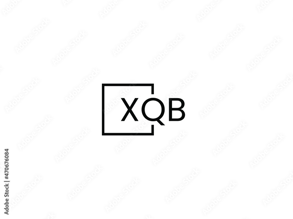 XQB letter initial logo design vector illustration XQB letter initial logo design vector illustration