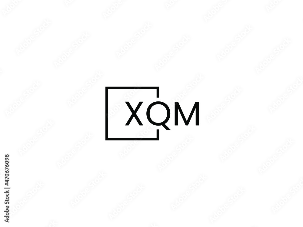 XQM letter initial logo design vector illustration XQM letter initial logo design vector illustration