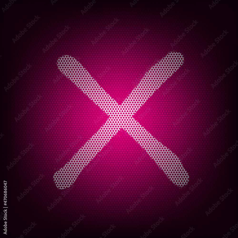 White cross painted with white spray paint. Vector illustration White cross painted with white spray paint. Vector illustration