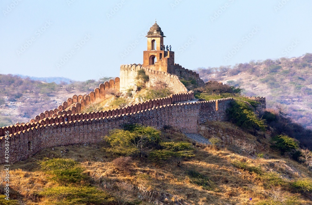 fortification Jaigarh fort Amer Amber Jaipur India