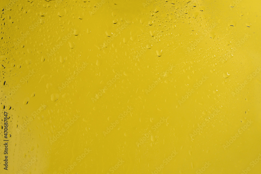 Yellow backgrond with water drops. Yellow backgrond with water drops.