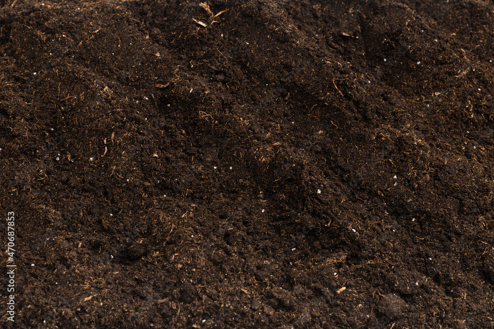 Soil for plant isolated on white background. Soil for plant isolated on white background.