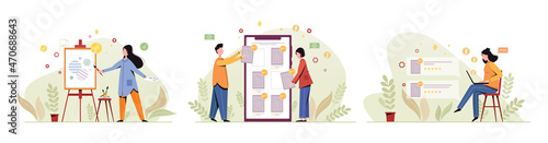 NTF. Non-fungible token. Technology of selling NFT tokens for cryptocurrency. Crypto art. Vector illustration.