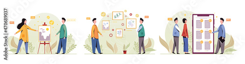 NTF. Non-fungible token. Technology of selling NFT tokens for cryptocurrency. Crypto art. Vector illustration.