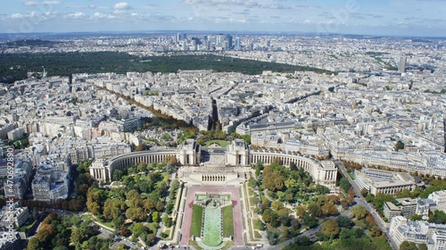 Paris, France, September 2010, city view from the Eiffel Tower © Iuliia