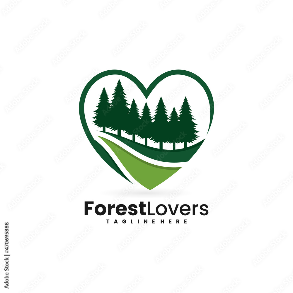 landscape lovers logo for company template landscape lovers logo for company template