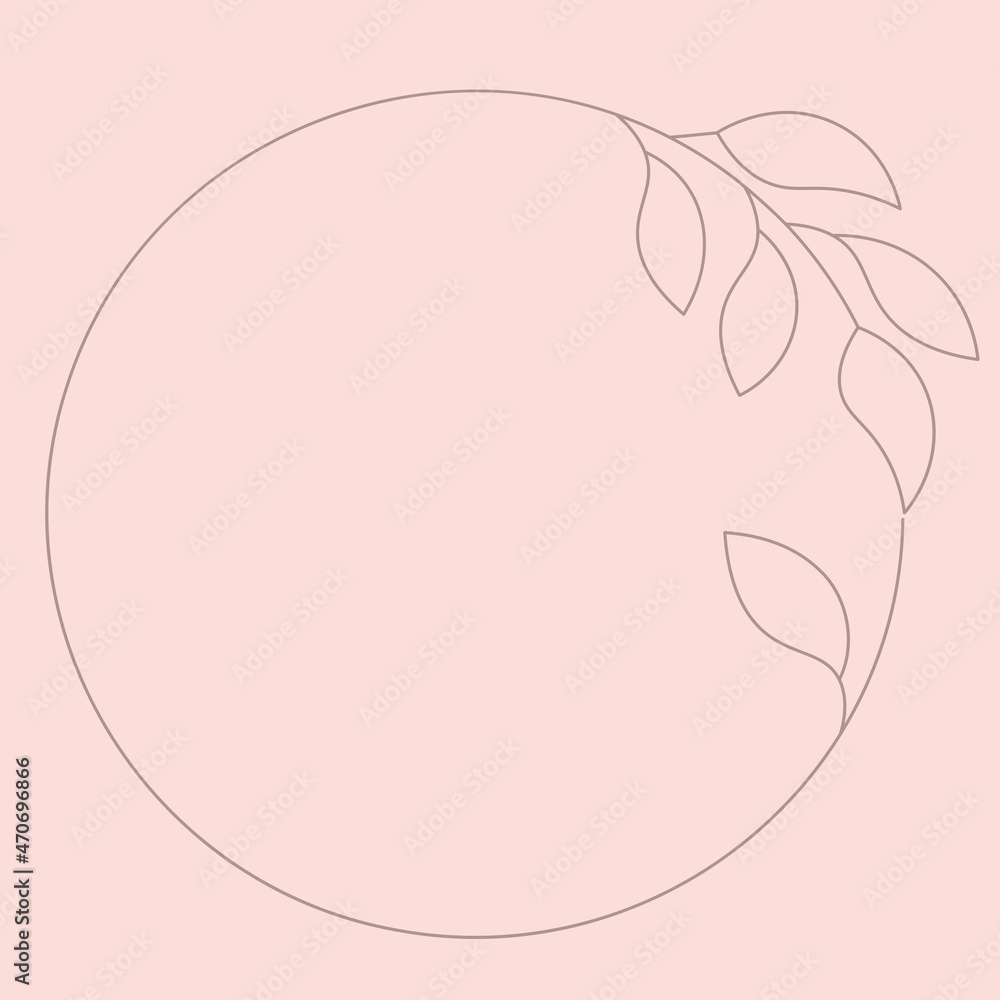 dark thin line on beige background, frame with floral ornament, social media publication template, postcard, poster, place for text, exquisite decoration, vector illustration dark thin line on beige background, frame with floral ornament, social media publication template, postcard, poster, place for text, exquisite decoration, vector illustration