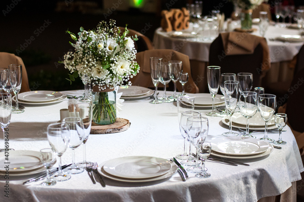 table setting for a dinner table setting for a dinner