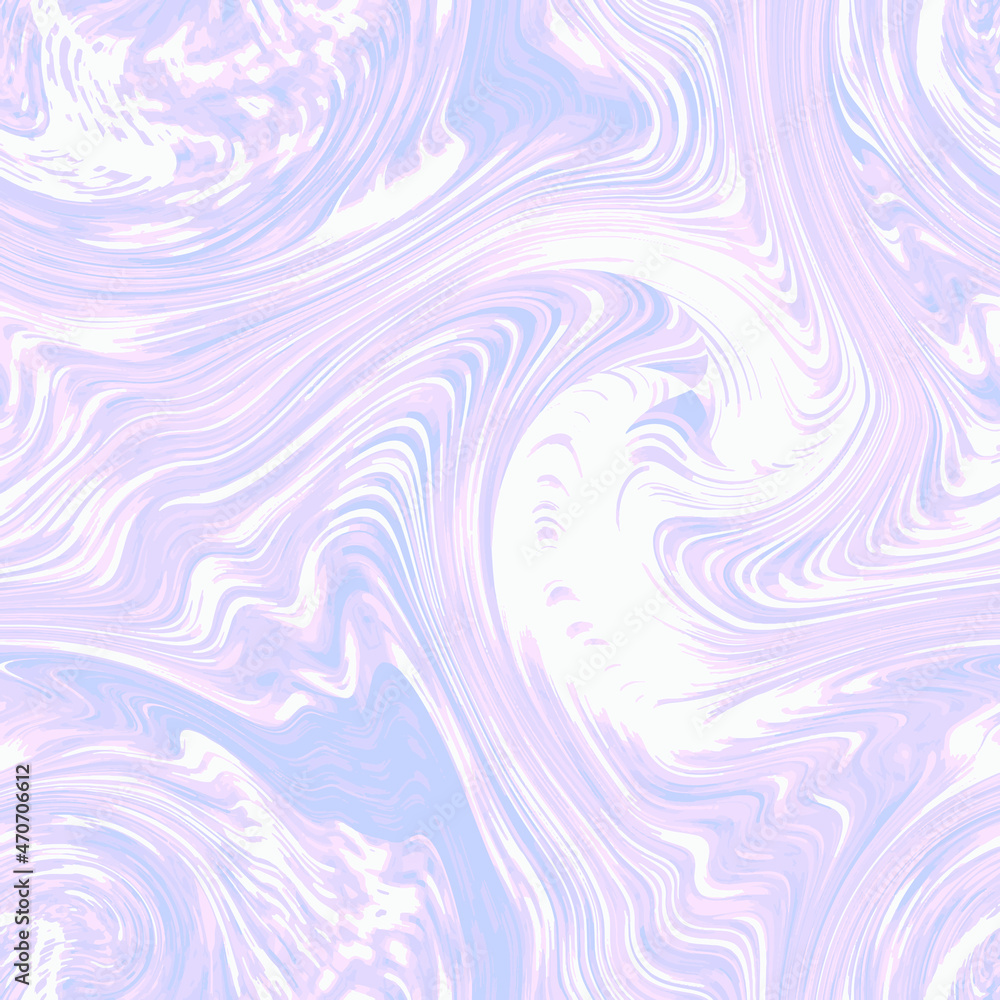 Fototapeta premium Digital Lavender colors Repeat Creative Graphic Illustration Seamless Paint Ink. White Repeat Liquid Vector Effect. Seamless Fabric Vector Texture. Repeat Oil. trendy colors 2023