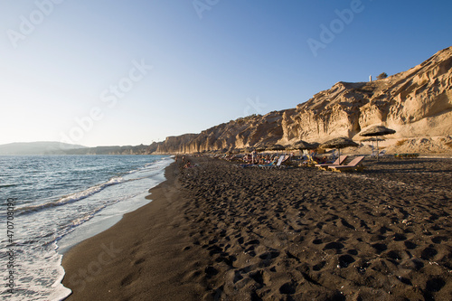Vlychada beach volcanic ash...