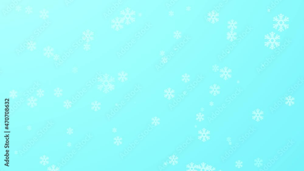 Snow falling down slowly 4K animation on blue screen. Christmas falling snow. Snow falling down slowly 4K animation on blue screen. Christmas falling snow.