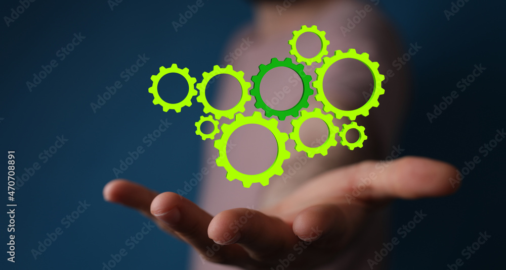 Eco manufacture abstract technology background. Eco manufacture abstract technology background.