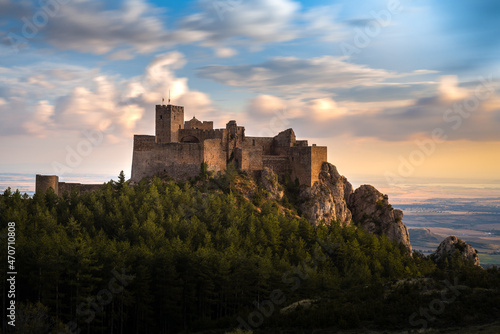 Obraz na plátně Loarre castle, Huesca province in Spain