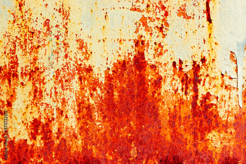 Metal texture with scratches and cracks which can be used as a background