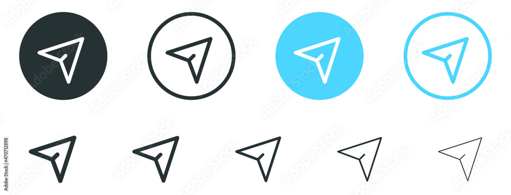 send message icon, share symbol send message icon, share symbol