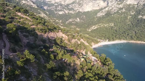 Spectacular drone footage of nature, sea, forest and bays