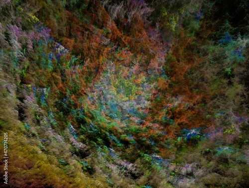 Wallpaper Mural Imaginatory fractal abstract background Image Torontodigital.ca