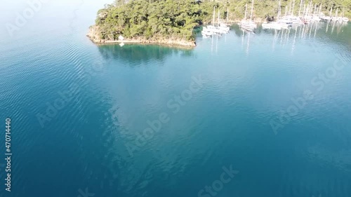 Spectacular drone footage of nature, sea, forest and bays