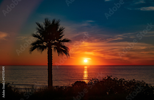 Sunset in San Diego California