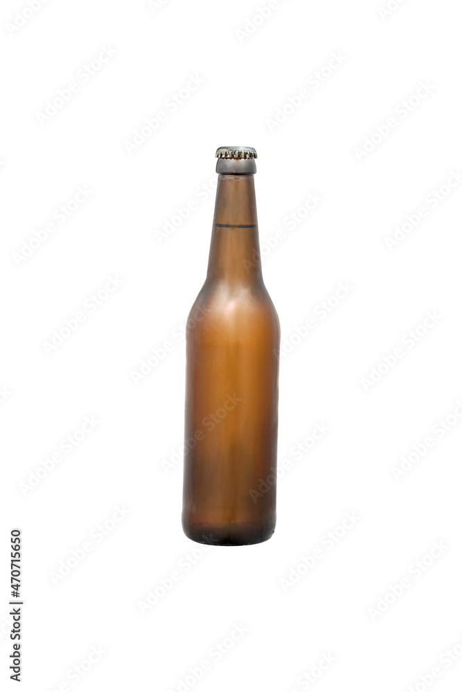 beer bottle without label isolated on white background beer bottle without label isolated on white background