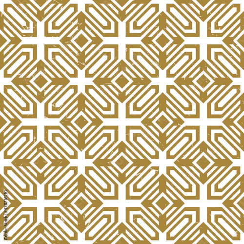 Abstract seamless pattern in Art Deco style.