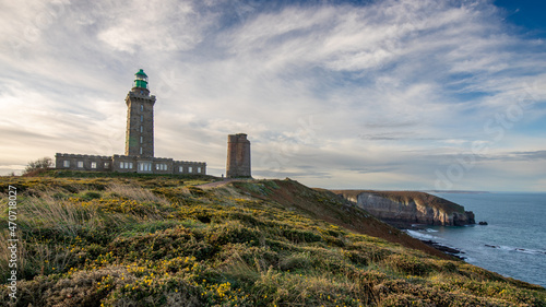 Photos Cap Fréhel au lever du soleil, côte déchirée de bretagne (France)
