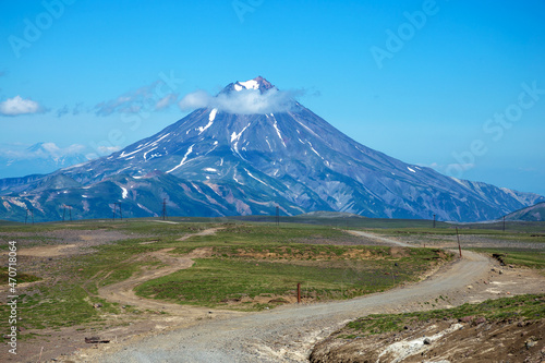 Vilyuchinsky stratovolcano (Vilyuchik) in the southern part of the Kamchatka Peninsula, Russia photo