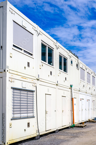 modern mobile home and office container