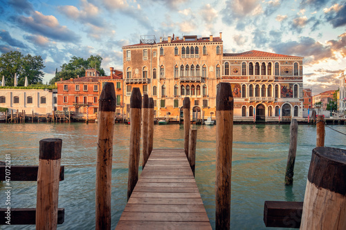 Architecture of Venice, Canal Grande, Italy, Europe © FotoDruk.pl