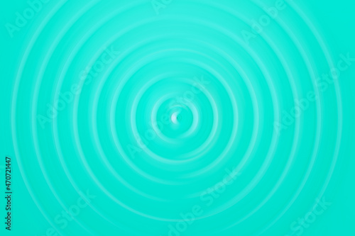 Bright azure perfect circular water ripples