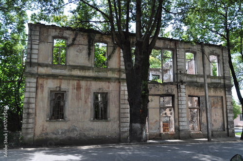 Abandoned house in Sukhumi, capital of Abkhazia.