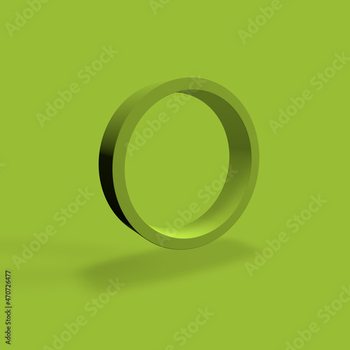 green 3D circle