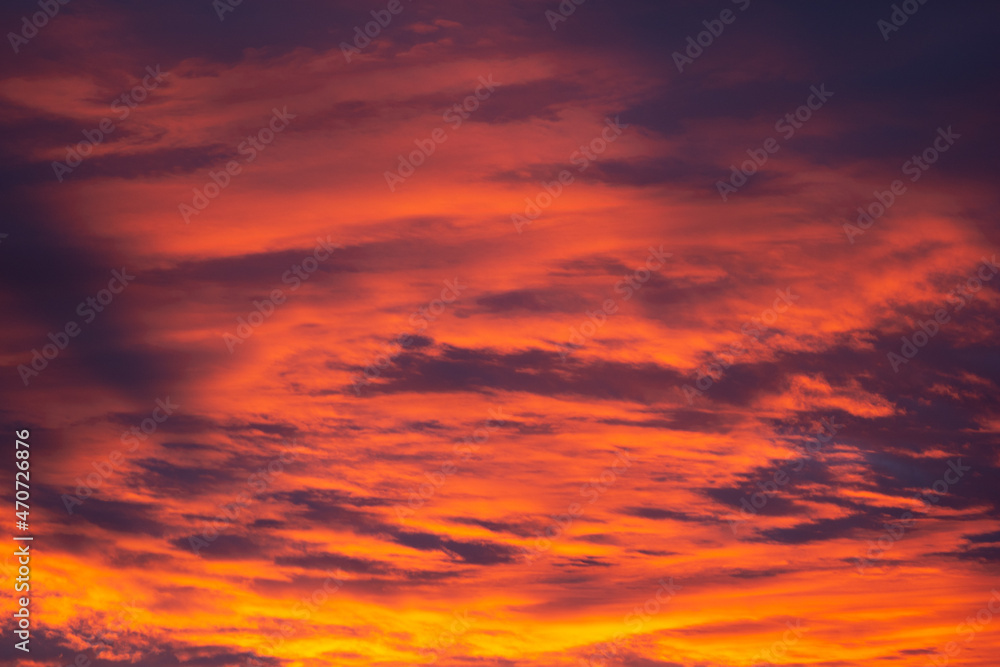 Sunset Sky in New Zealand