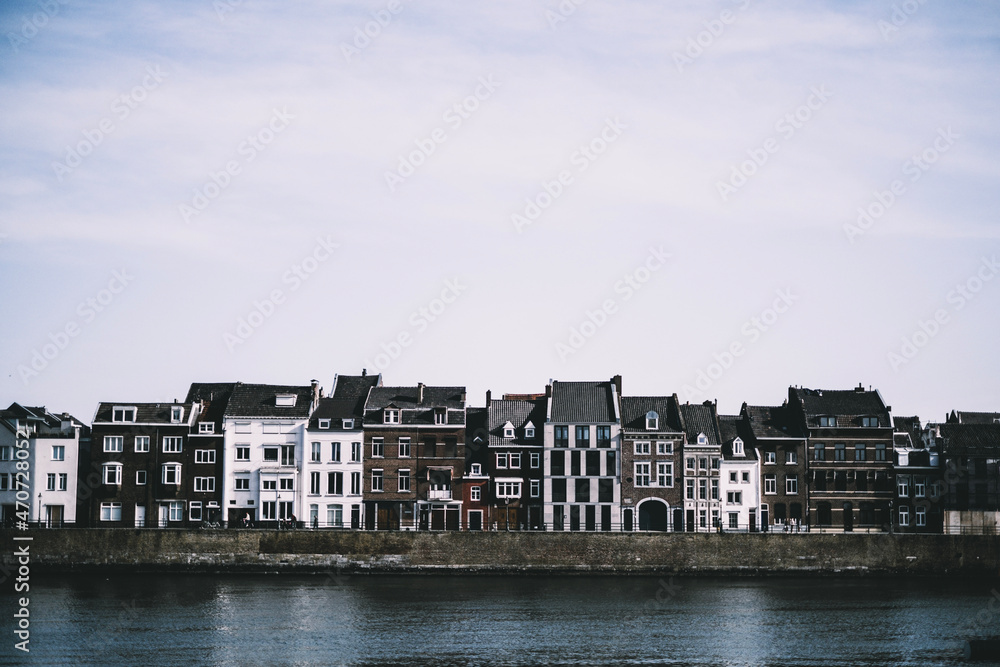 houses on the river - maastricht