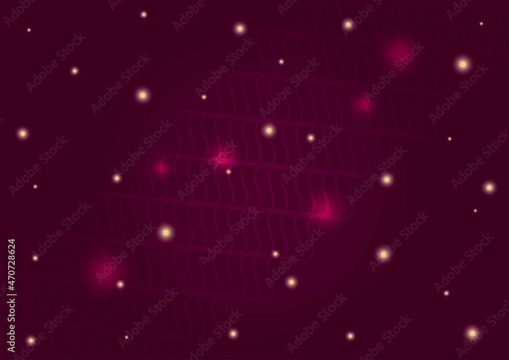 Obraz premium vector winter holiday abstract background with lights -02