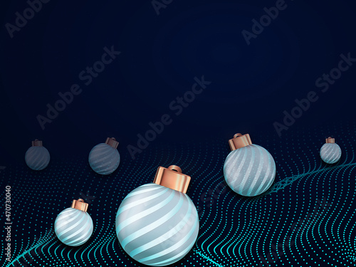 Christmas and New Year Background Illustration New Year New World 2022