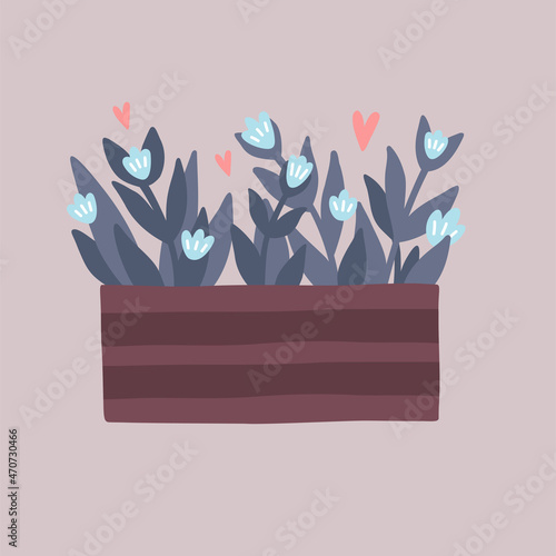 Flower street bed