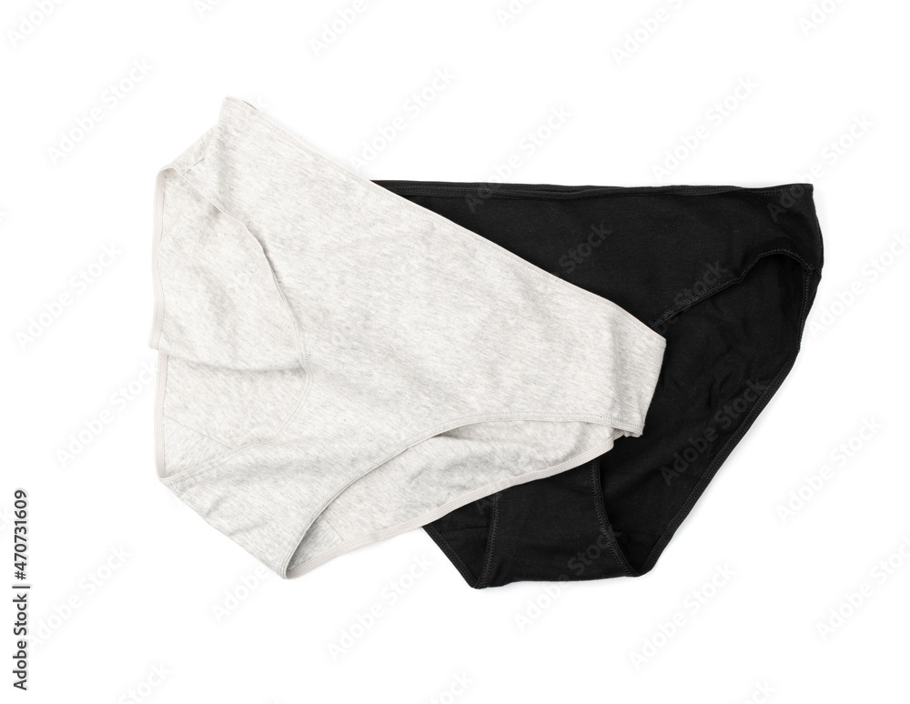 New black panties isolated New black panties isolated
