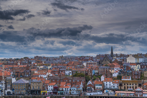 Whitby Harbor Town, Yorkshire ENGLAND 